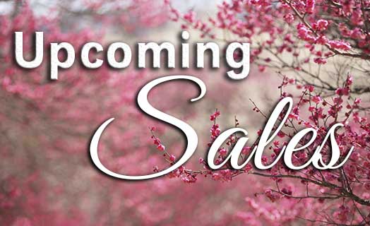 Upcoming Spring Sales