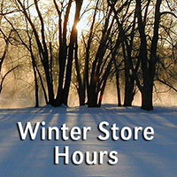 WINTER STORE HOURS